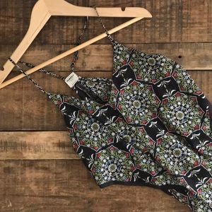 Free People Printed Slip Dress